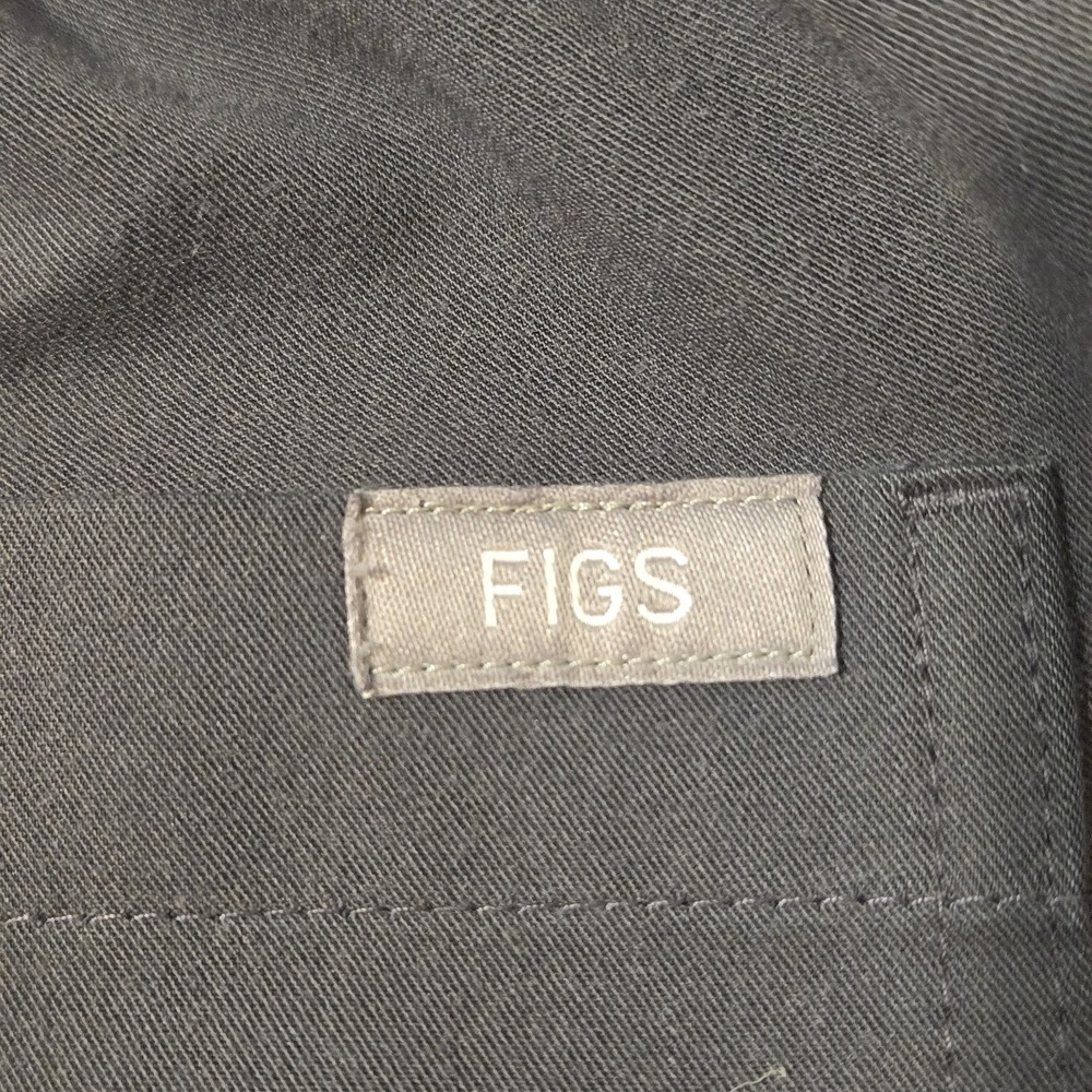 Figs Technical Collection Straight Leg Zip Fly Scrub Pants Charcoal Gray Medium - Picture 6 of 7